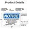 Signmission Red Dyed Diesel Fuel For Off Road Use Only OSHA Notice Sign, Plastic, 18in W x 12in L, 2PK OS-2PACK-NS-P-1218-L-18010 - alternate 6